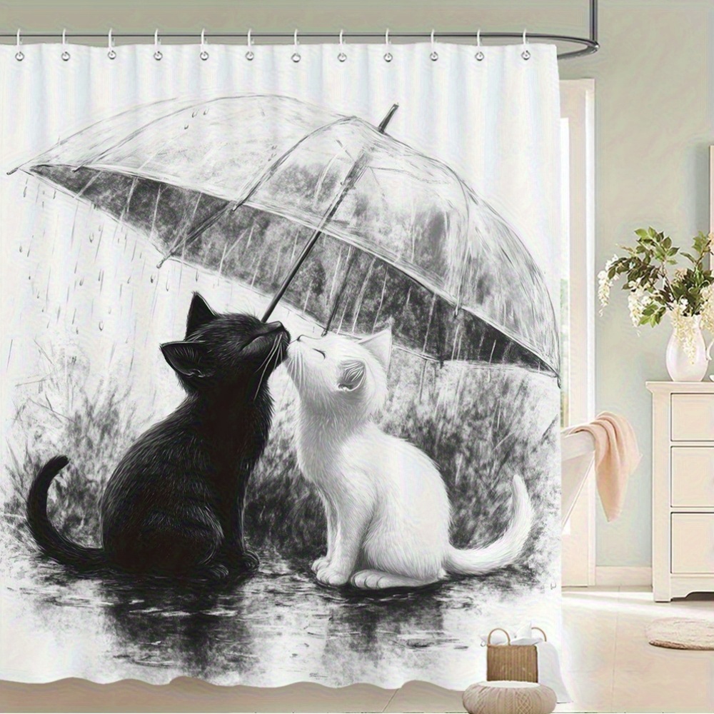 Home Bathroom Tiles Design - Tenda Doccia Impermeabile per Bagno con