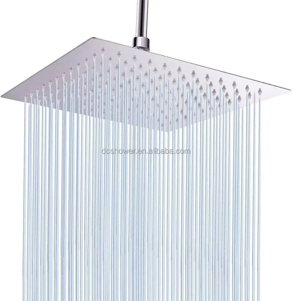 Shower Head Rain - Set Doccia con Soffione Quadrato da