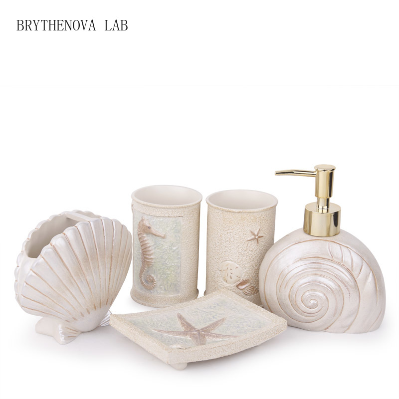 Home Essentials Bathroom Accessories - Set da Bagno in Stile Europeo:
