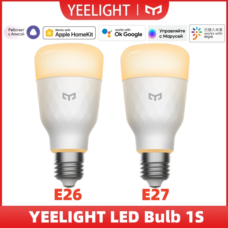 Yeelight Light Smart Bulb - Yeelight Lampadina LED 1S E26/E27 Luce