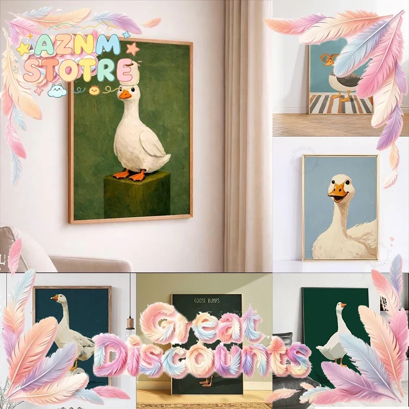Home Bathroom Ideas - Poster con Anatra e Oca, Arte