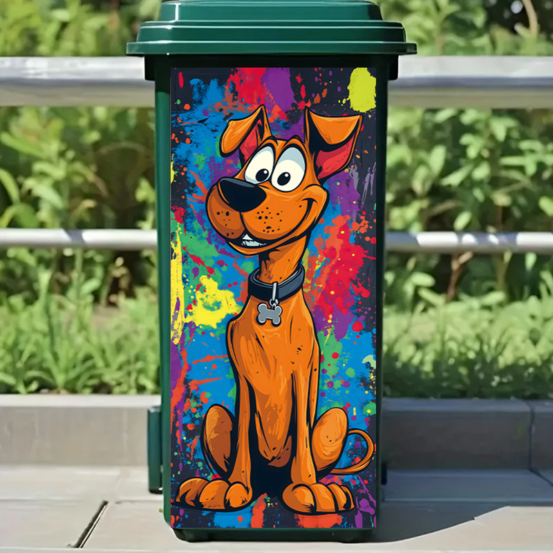 Home Bathroom Trash Can - Adorabili adesivi per bidoni della spazzatura