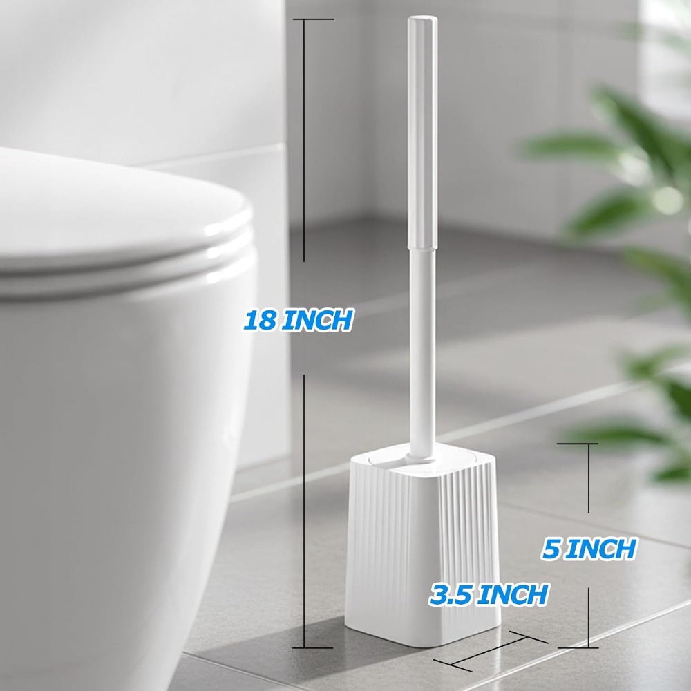 Home Essentials Bathroom Accessories - Set di spazzole e porta spazzole