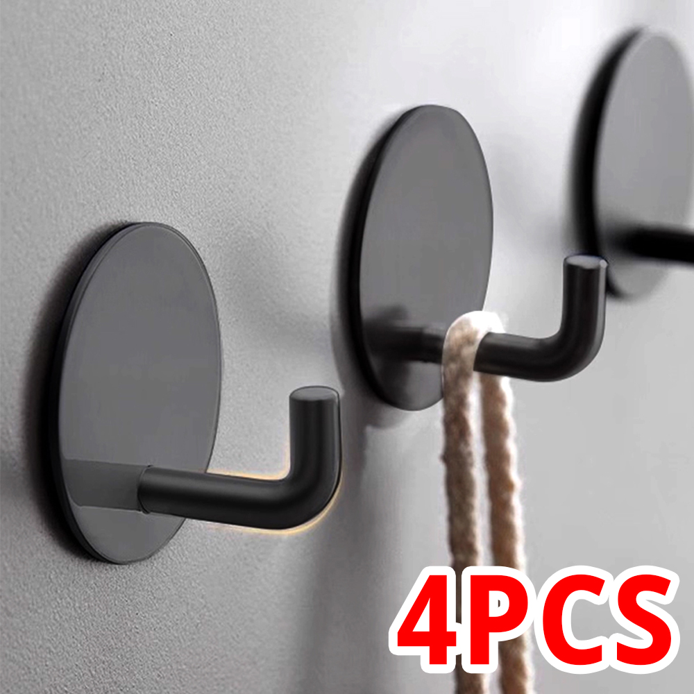 Robe Hook Adhesive - Gancio Adesivo Circolare da Parete, Appendiabiti,