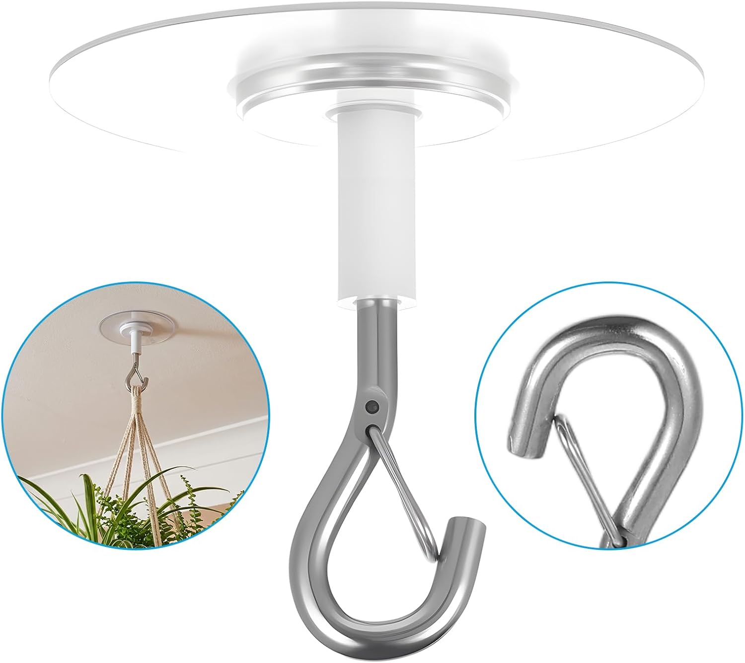Robe Hook Adhesive - Ganci per soffitto autoadesivi resistenti da