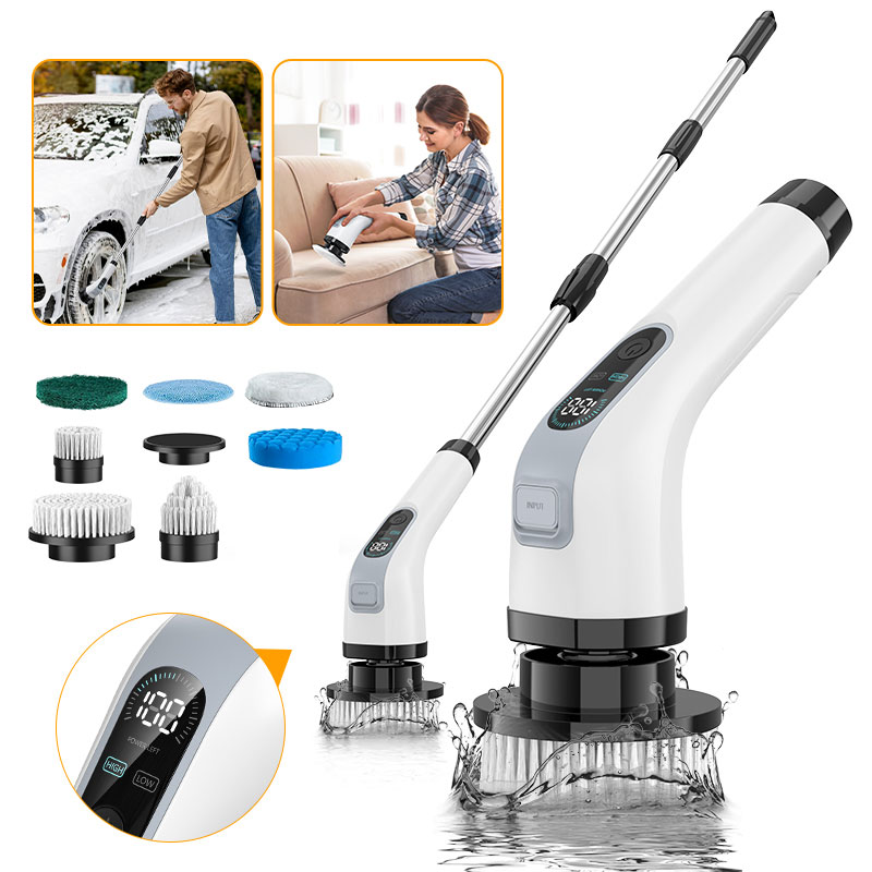 Home Bathroom Renovation - Spazzola per pulizia elettrica Cordless Handheld