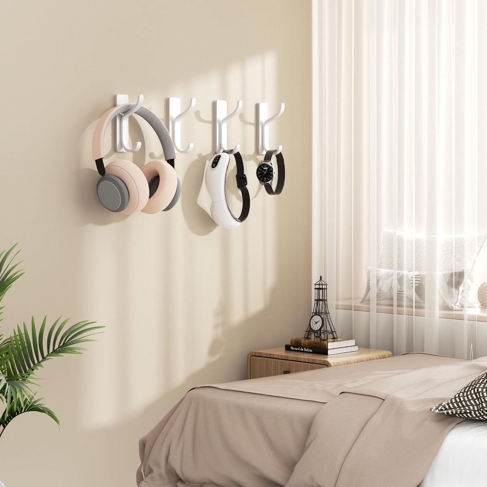 Robe Hook Adhesive - Ganci Adesivi da Parete Resistenti, Confezione