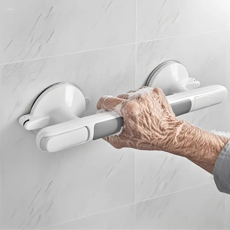 Home Bathroom Tiles Design - 1 barra di supporto di sicurezza