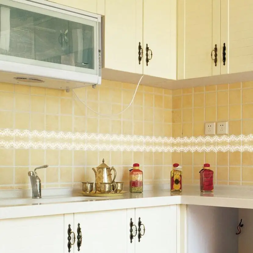 Home Bathroom Tiles - Dolce pizzo design carta da parati