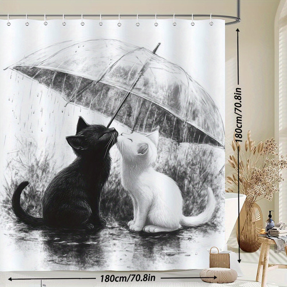 Tenda Doccia Impermeabile per  - Home Bathroom Tiles Design recensione e prezzo