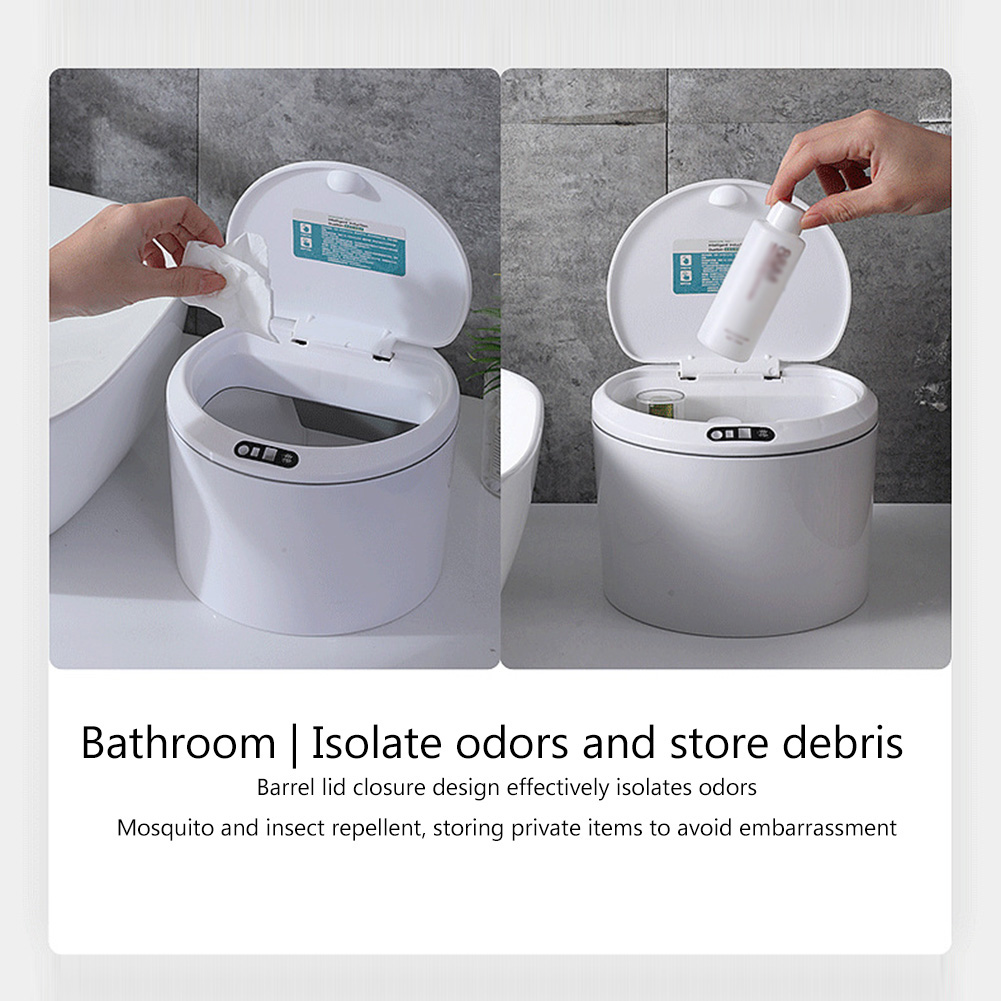 Bidone della spazzatura automa - Home Bathroom Trash Can recensione e prezzo