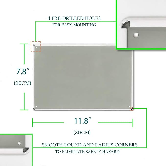 Targa in metallo vintage con m - Bathroom Home Visit recensione e prezzo