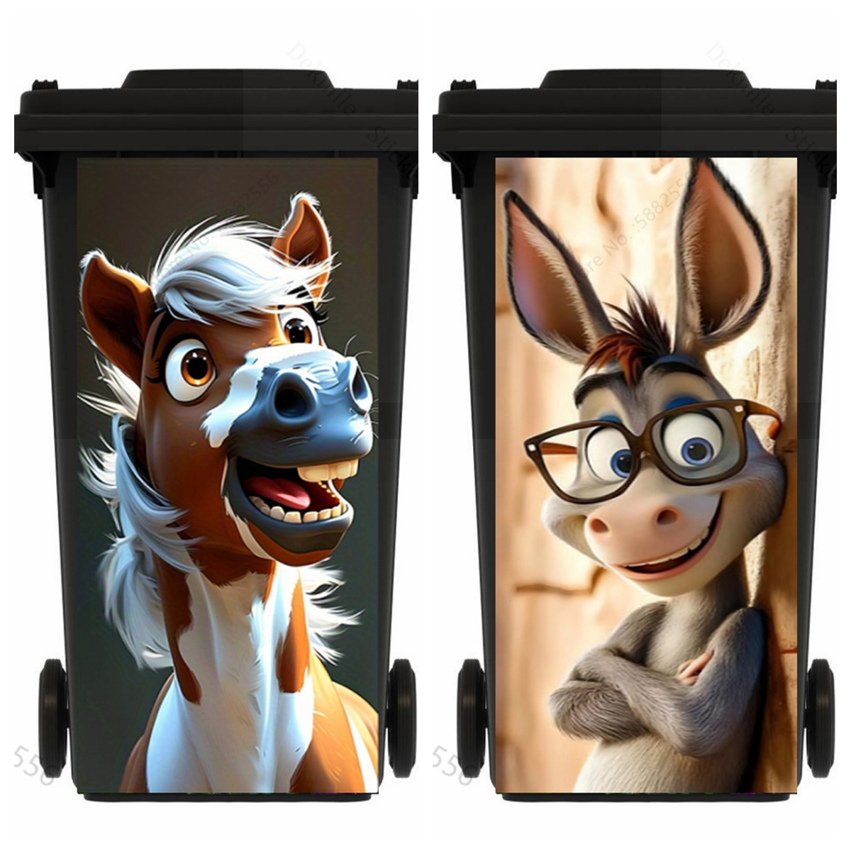 Adesivi Divertenti a Forma di  - Home Bathroom Trash Can recensione e prezzo