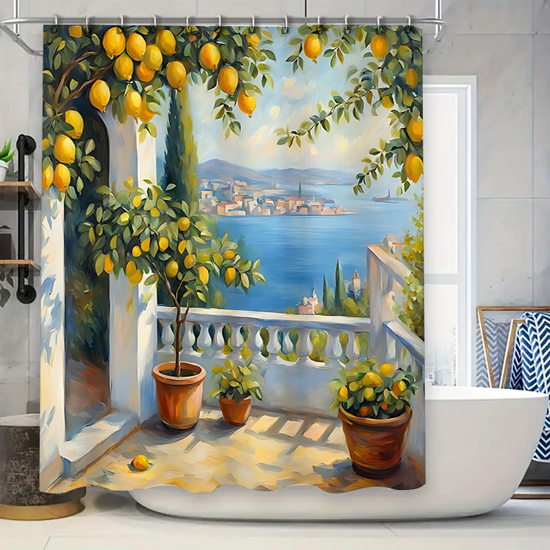 Tenda da Doccia con Motivo Lim - Home Bathroom Ideas recensione e prezzo