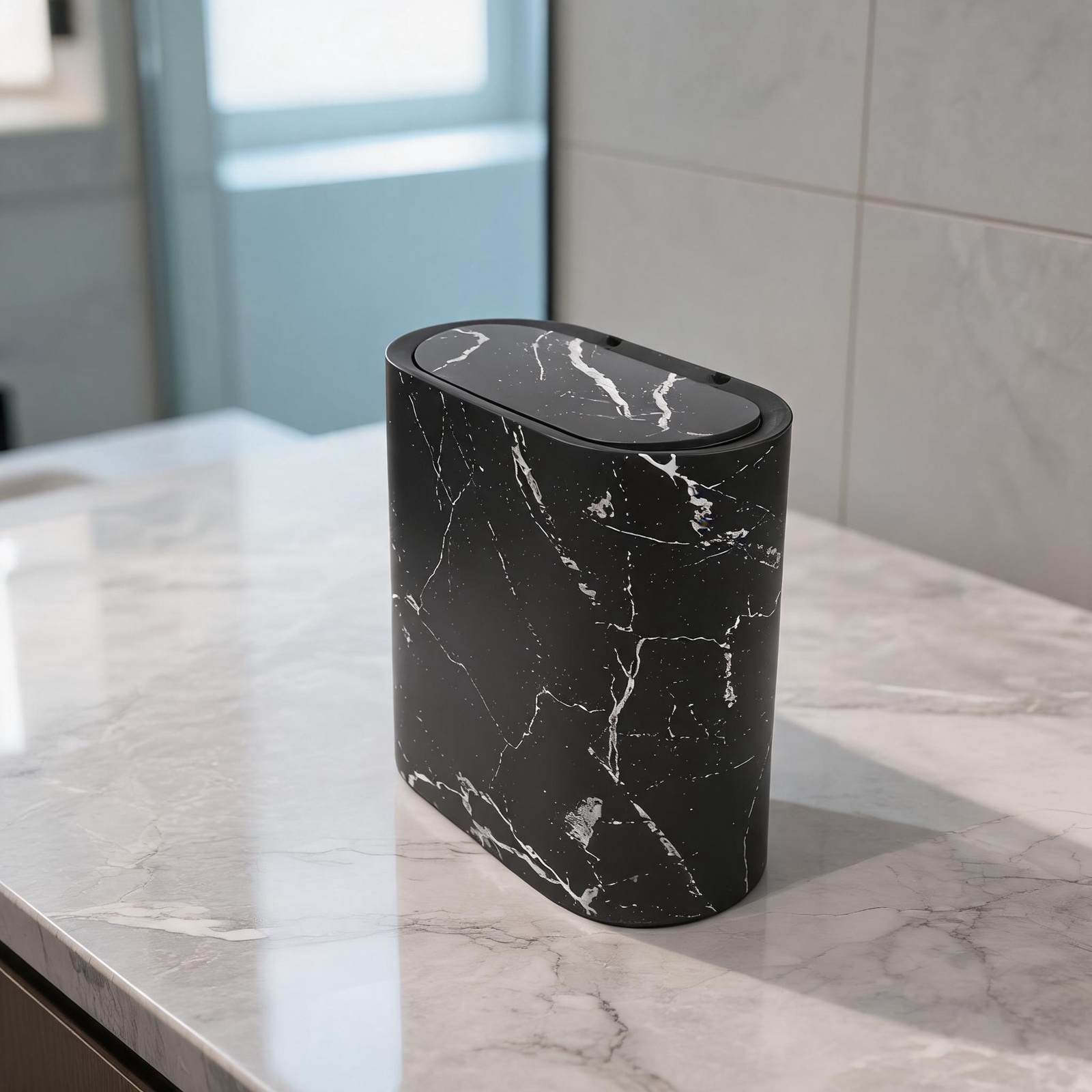 Cestino per rifiuti sottile co - Home Bathroom Trash Can recensione e prezzo