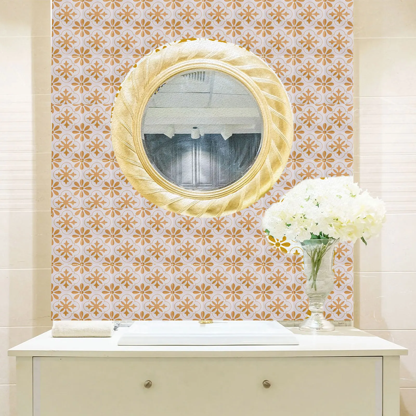 Adesivi per piastrelle a mosai - Home Bathroom Tiles Design recensione e prezzo