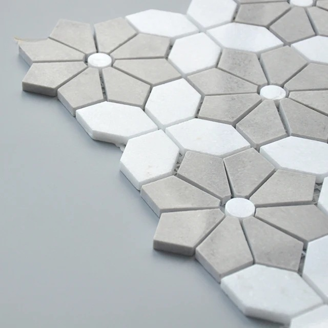 Piastrelle in Mosaico di Marmo - Home Bathroom Tiles Design recensione e prezzo