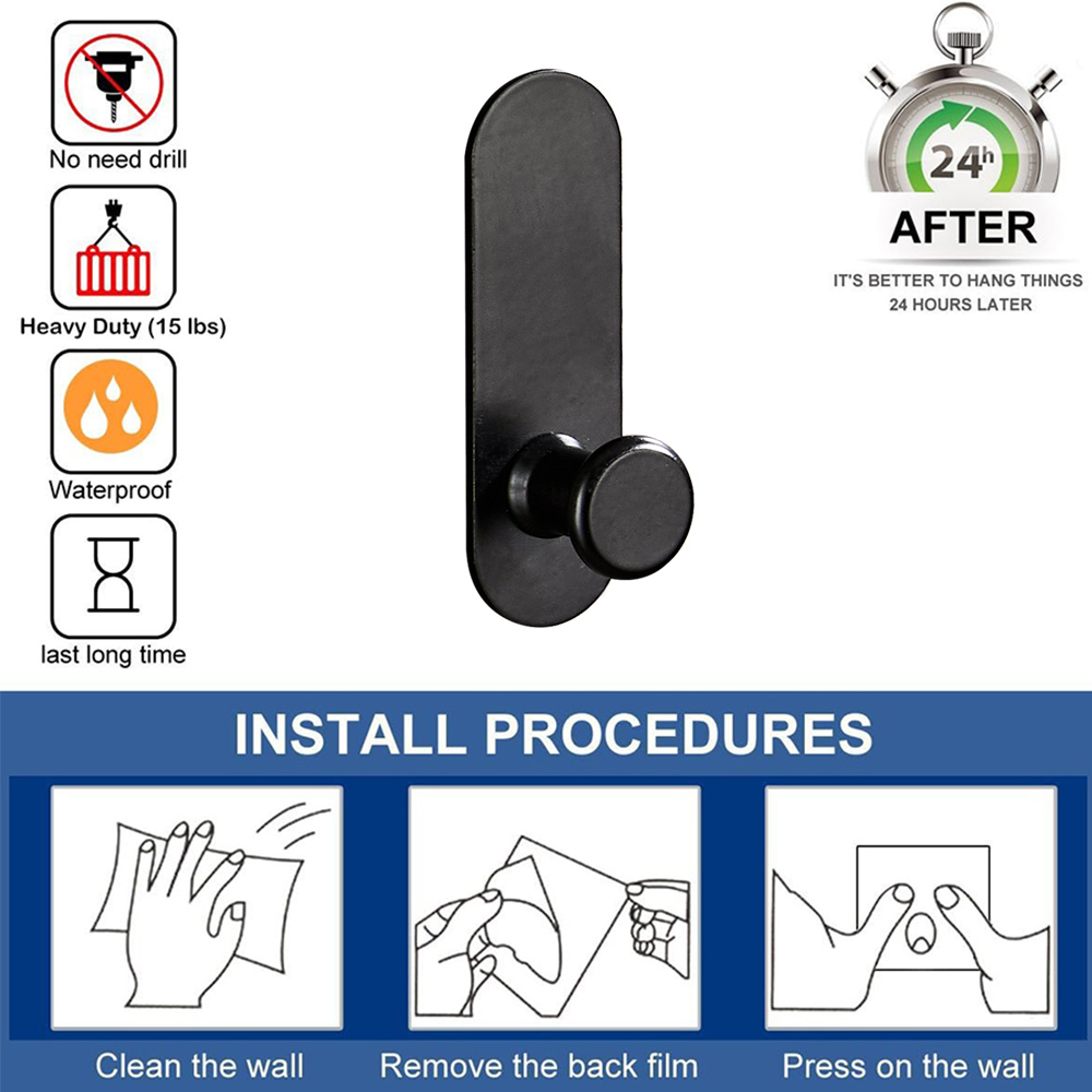 1-5 pezzi adesivo forte gancio - Robe Hook Adhesive recensione e prezzo