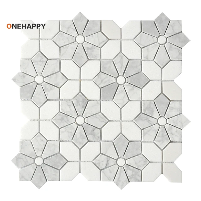 Piastrella in marmo a mosaico  - Home Bathroom Tiles Design recensione e prezzo