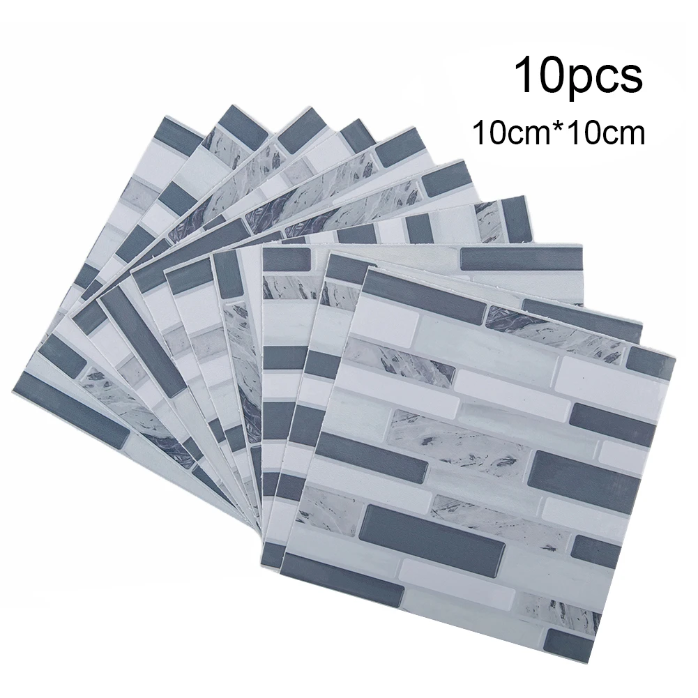 10x autoadesivo 3d-mosaico ade - Home Bathroom Wall Tiles recensione e prezzo