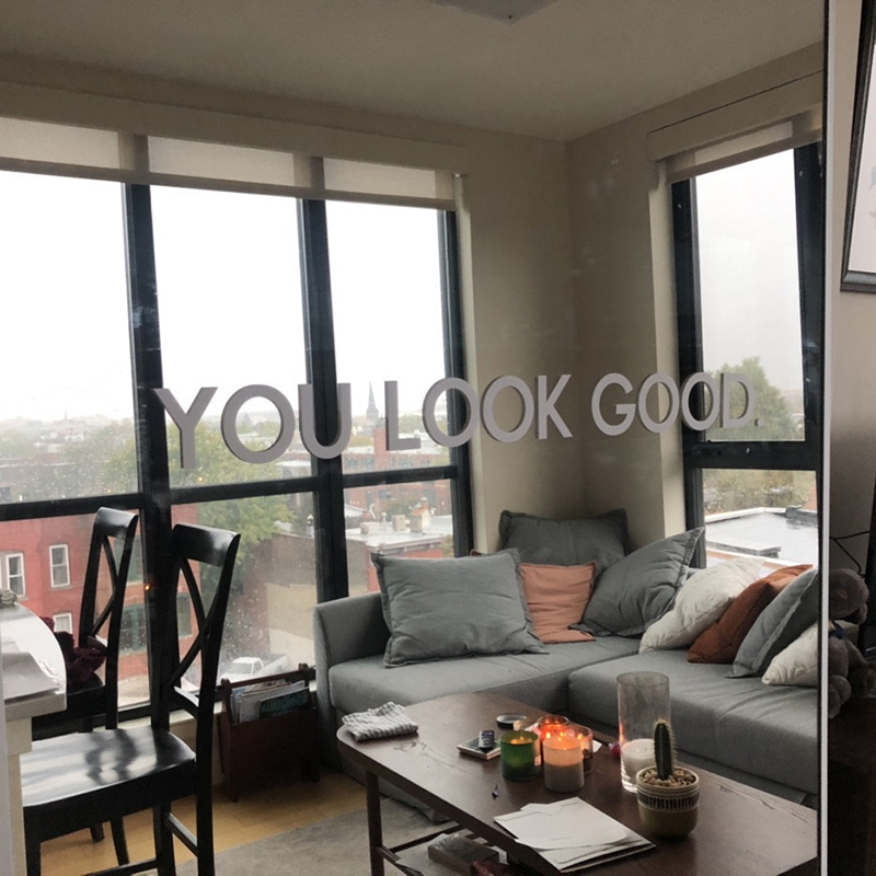You Look Good Mirror Wall Stic - Home Bathroom Tiles recensione e prezzo