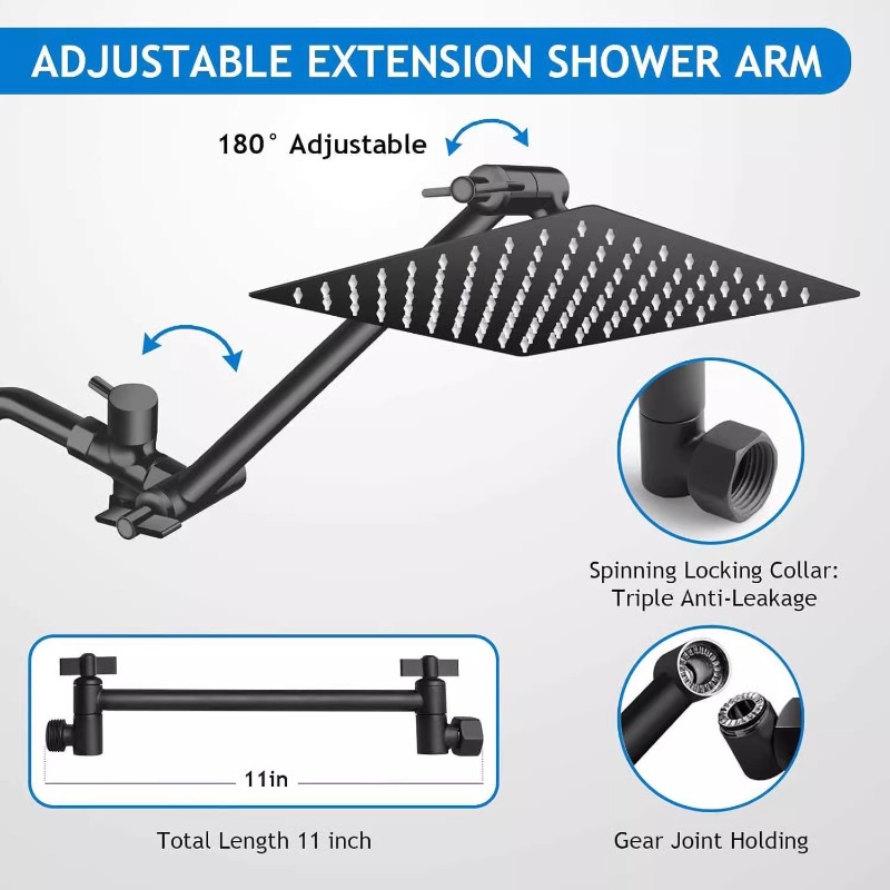 Set Doccia a Pioggia in Acciai - Shower Head Rain recensione e prezzo