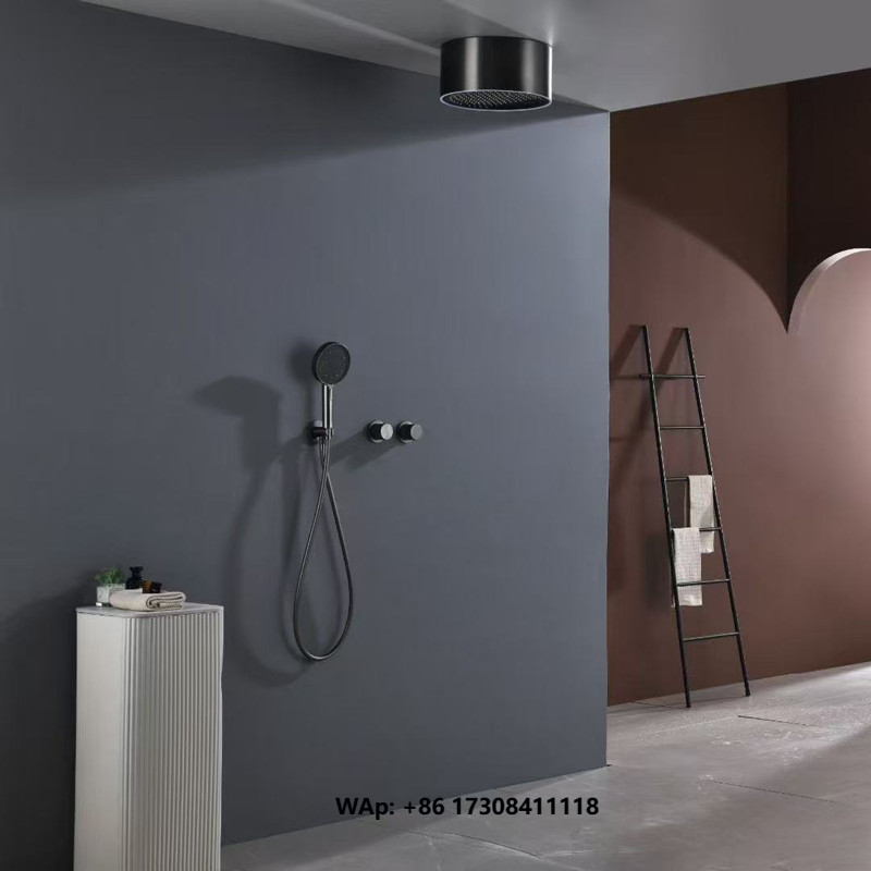 Set Doccia Nero Opaco con Luci - Shower Head Rain recensione e prezzo