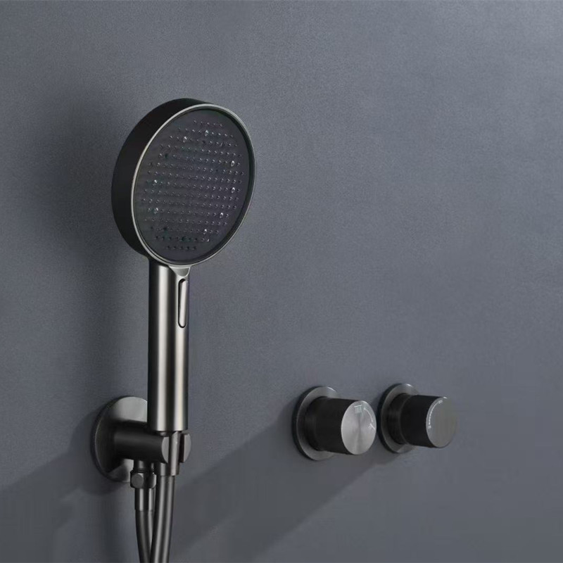 Set Doccia Nero Opaco con Luci - Shower Head Rain recensione e prezzo