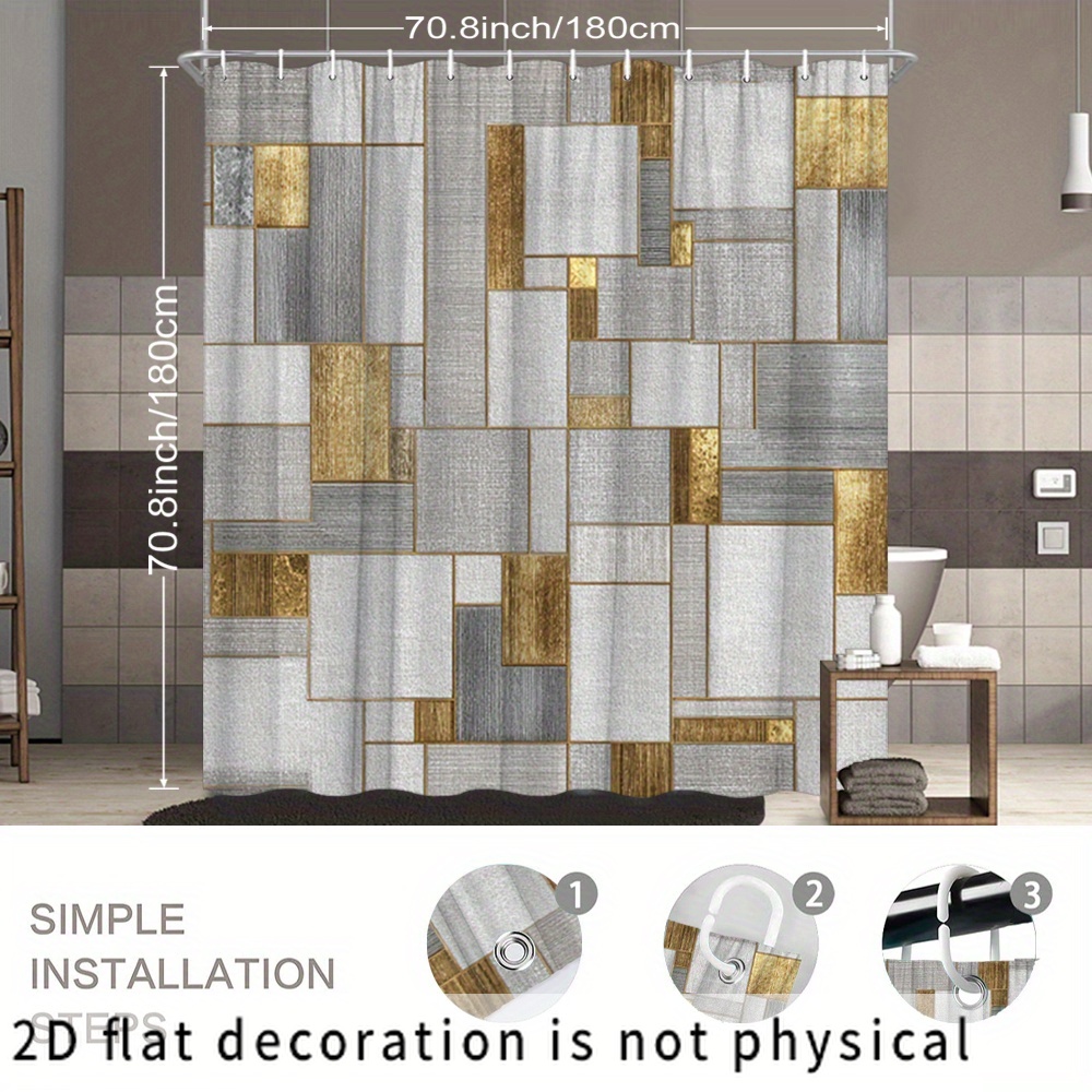 Tenda Doccia Impermeabile con  - Home Bathroom Tiles Design recensione e prezzo